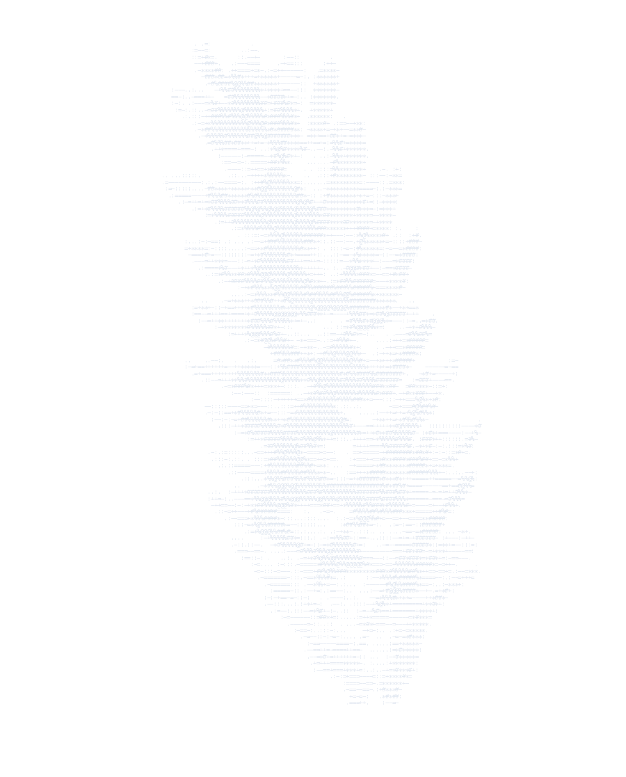 A seed head, drawn in ASCII.